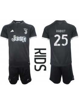 Juventus Adrien Rabiot #25 Replika Tredje Kläder Barn 2023-24 Kortärmad (+ byxor)
